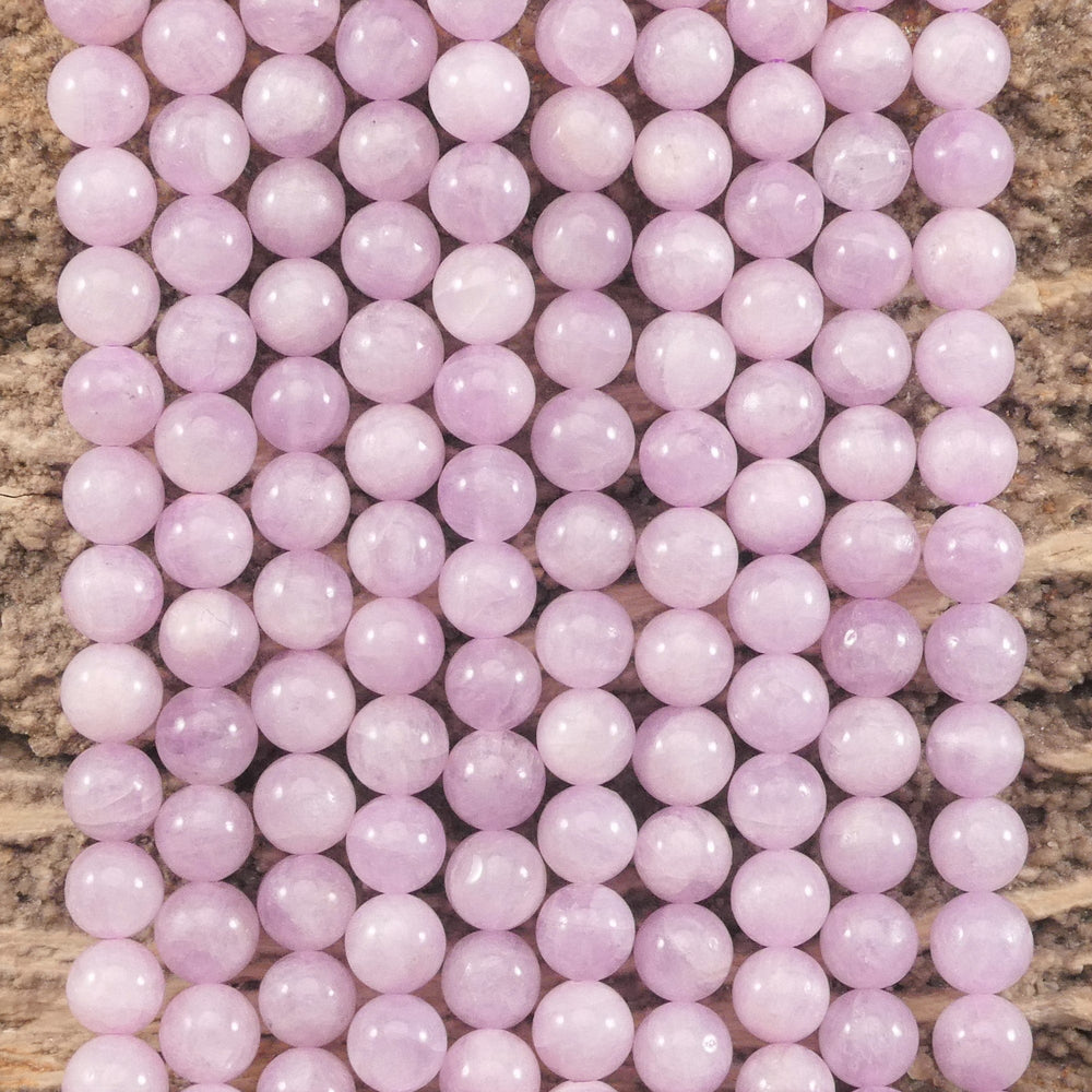 Kunzite AA Round 6mm 8mm-2