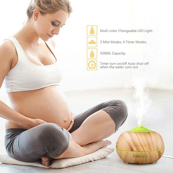 Ultralyd farveændrende æterisk olie aromaterapi diffuser