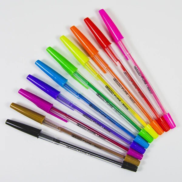 Pure Neon Color Stick Pen - 10 stk.