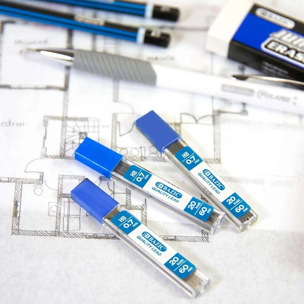 Stift til mekanisk blyant 0,7 mm 20 stk. (8 stk./pakke) 