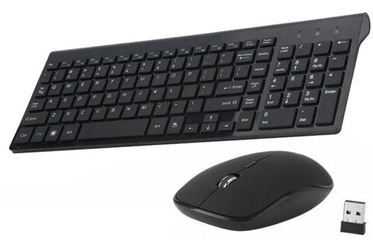 Trådløst tastatur og ergonomisk musesæt