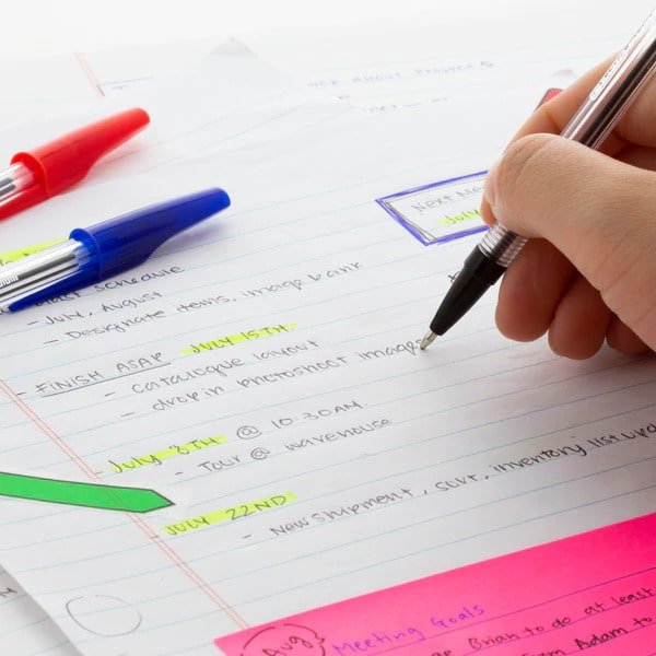 Pure Assorted Color Pens (12/Pack)