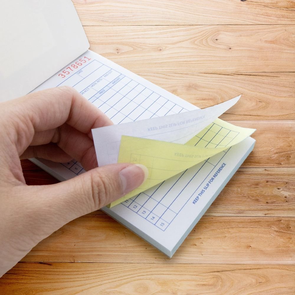 BAZIC General Purpose Sales Book 2-Part Carbonless 3 11/32