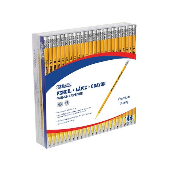 Forspidset #2 Premium Gul Blyant (144/pakke)