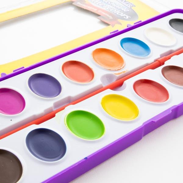 16 Ct. Semi Moist Watercolor w/ Brush