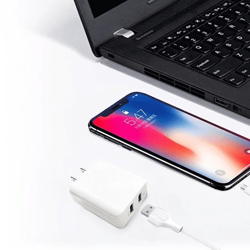 3.4A Dual USB Travel Quick Wall Charger - Android/IOS