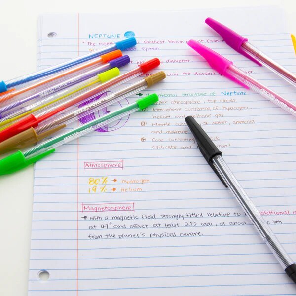 Pure Neon Color Stick Pen - 10 Pack