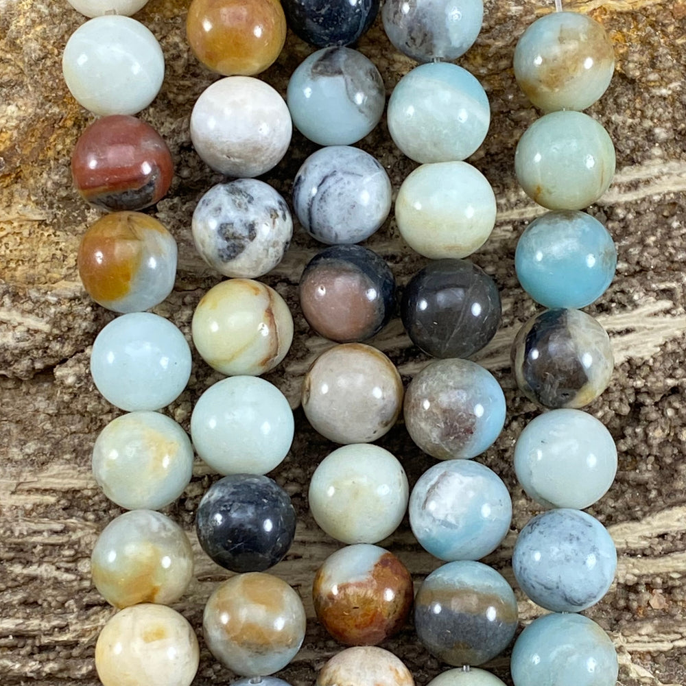 Multi Color Amazonite Round-6