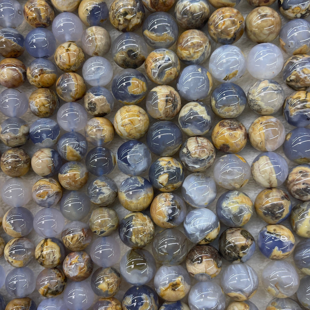 Skin on Blue Chalcedony Round-2