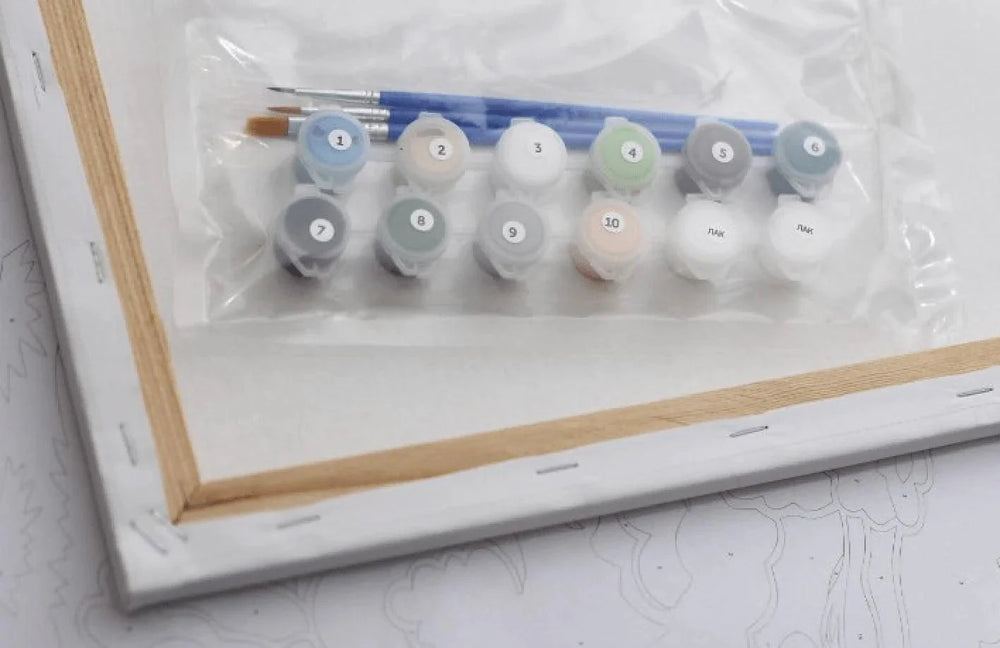 Painting by Numbers kit Evening glow of the waves KHO2761