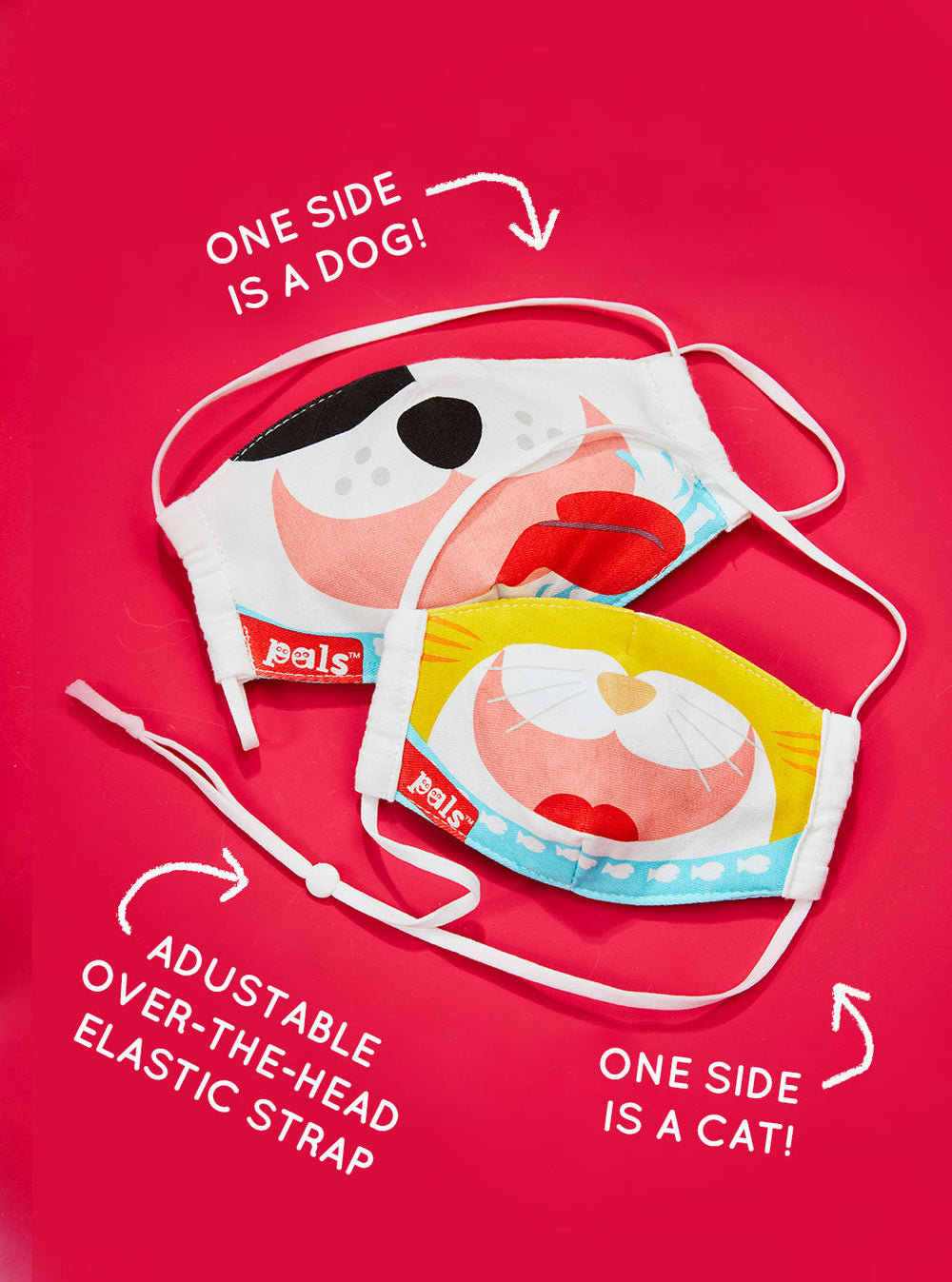 VENDBAR ANSIGTSMASKE TIL KATTE OG HUNDE