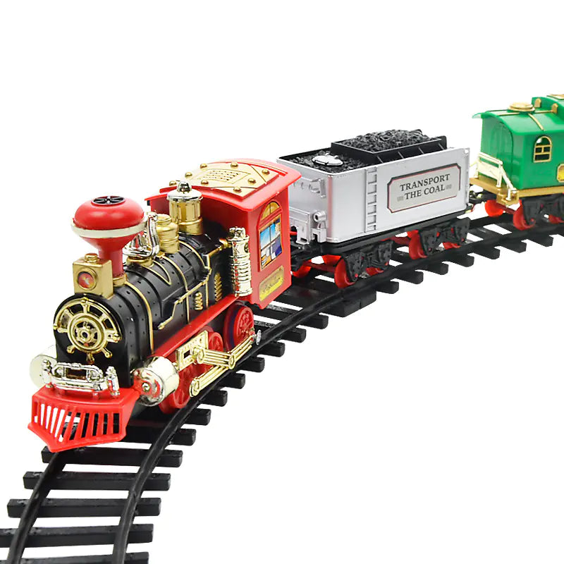 Electric Smoke Remote Control Train Toy Set