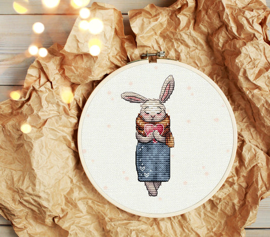 Spring Rabbit - PDF Cross Stitch Pattern
