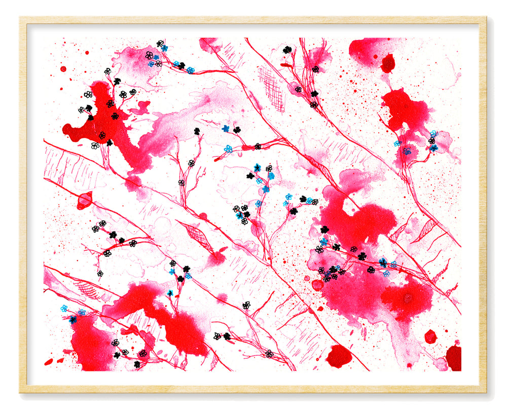 Cherry Blossoms in Pink - Print