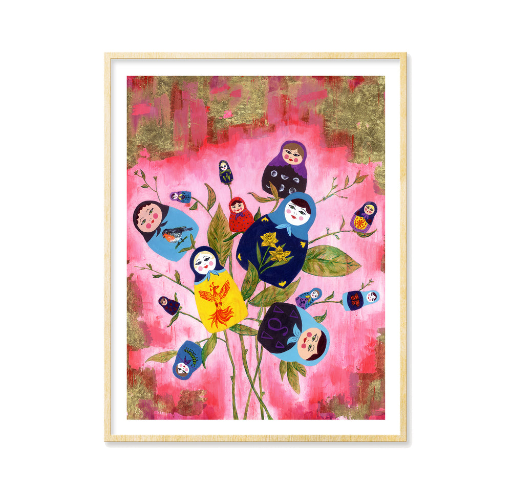 Matrjosjkaer i Flux - Print