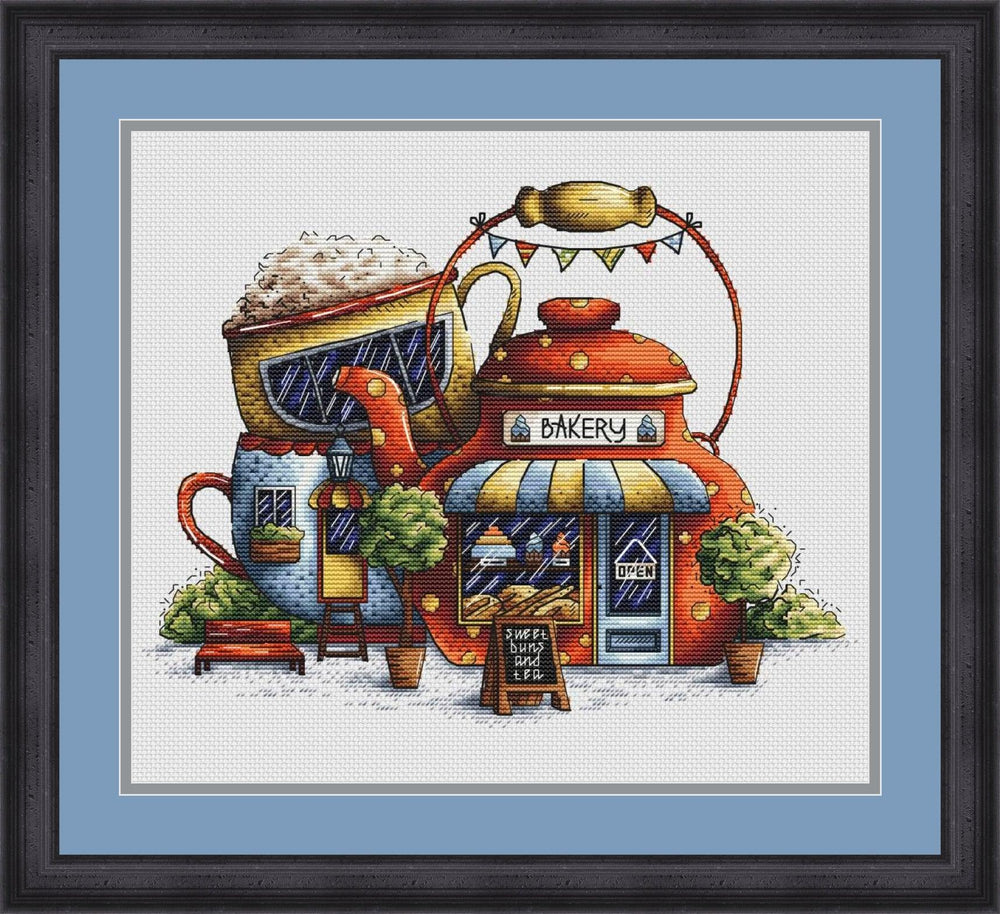 Tea Bakery. Kitchen Still Life - PDF Cross Stitch Pattern