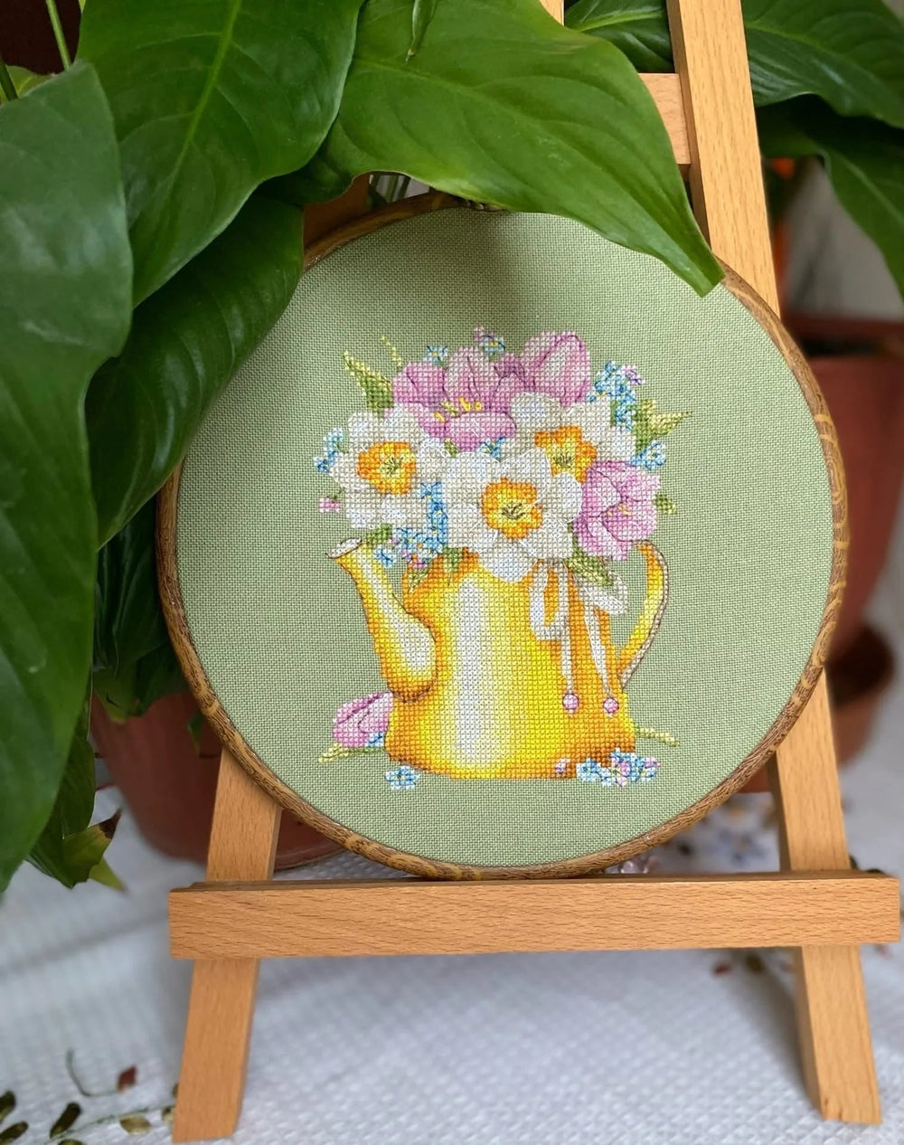 Yellow Teapot - PDF Cross Stitch Pattern