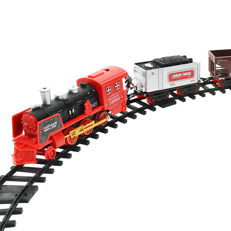 Electric Smoke Remote Control Train Toy Set