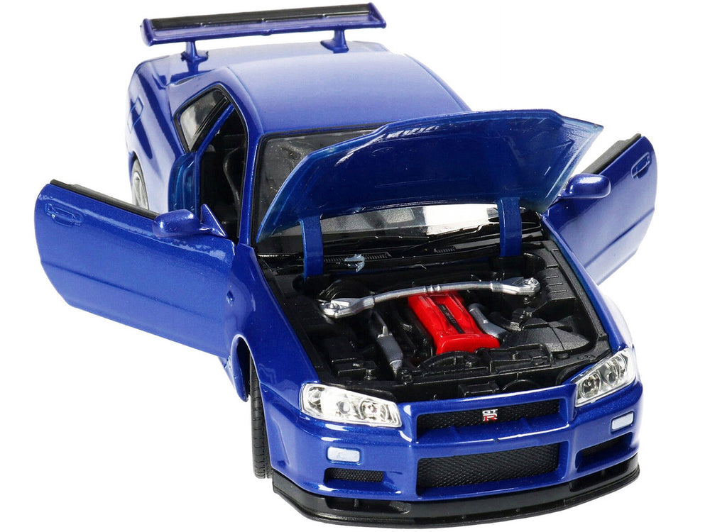 Nissan Skyline GT-R (R34) RHD (Right Hand Drive) Blue Metallic 