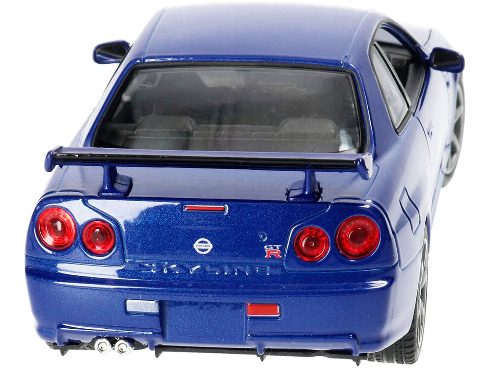 Nissan Skyline GT-R (R34) RHD (Right Hand Drive) Blue Metallic 