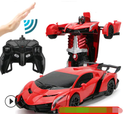 Transforming Robot Toy with Remote Control Car