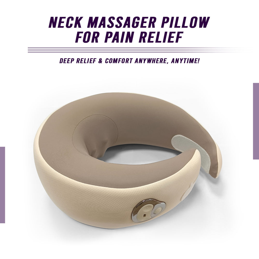 Multi-Purpose Neck Massage Pillow w/Heat