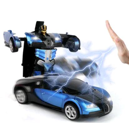 Transforming Robot Toy with Remote Control Car